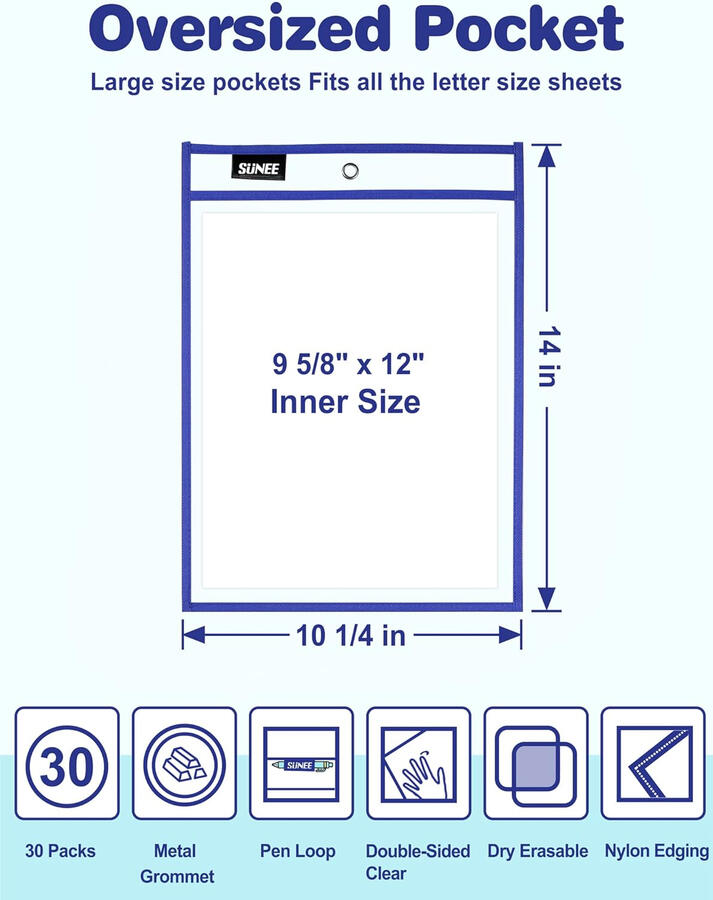 Dry Erase Pockets