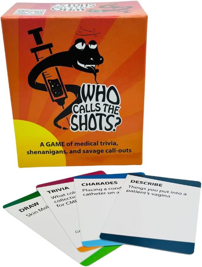 Who Calls The Shots?: A card game that can be adapted for various medical specialties and learning objectives.